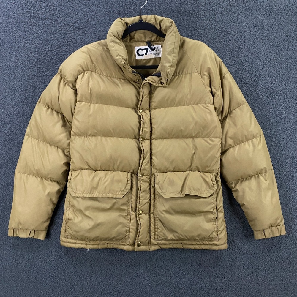 VTG 70s Camp 7 Down Jacket FITS Mens XS Puffer Talon Zip Made in USA